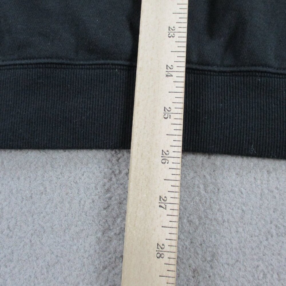 SKIMS Fleece Lounge Crewneck Sweatshirt Mens Medium Washed Onyx Black Pullover - Picture 9 of 10